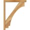 Ekena Millwork Imperial Block Rough Sawn Bracket w/ Offset Brace, Western Red Cedar, 4"W x 26"D x 34"H BKT0402X26X34IMP05RWR - alternate 2
